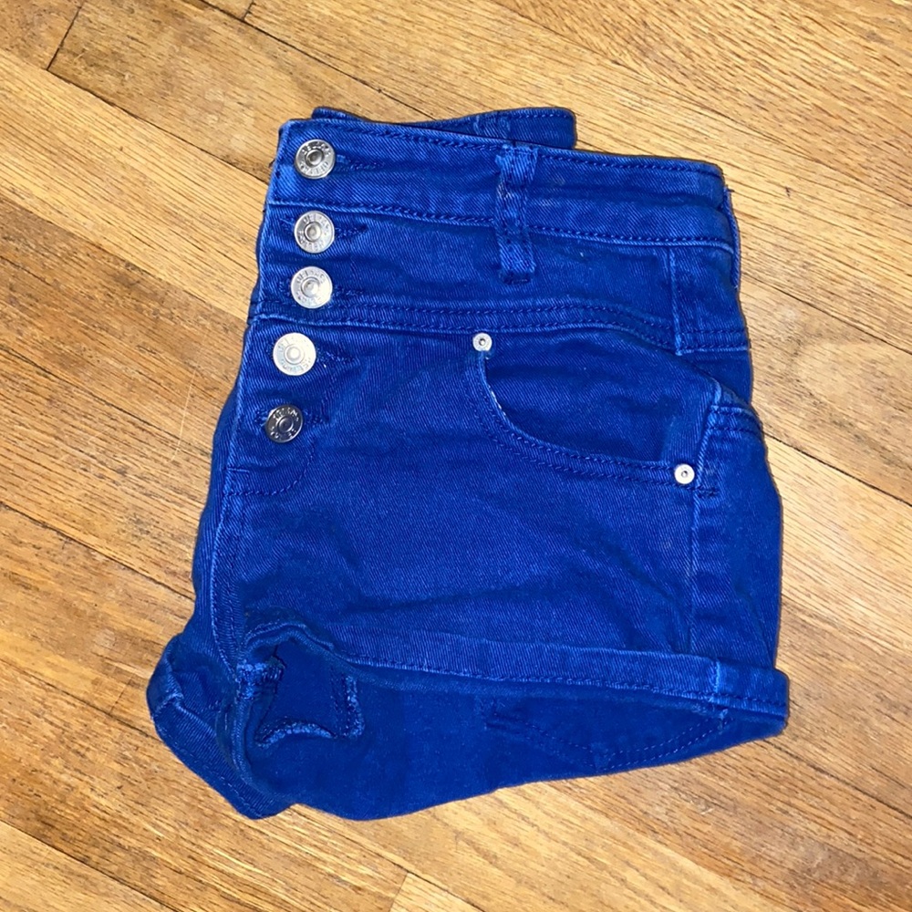 Kids Cute Bright Blue Shorts